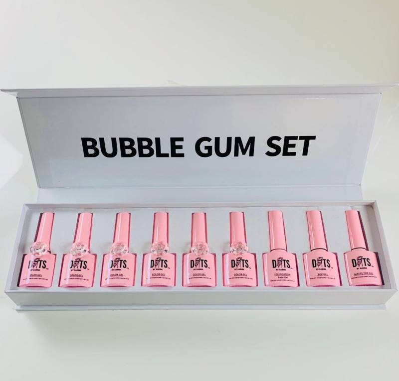 Bubble Gum Set Gel Nagellack von Etsy - DotsByKarina