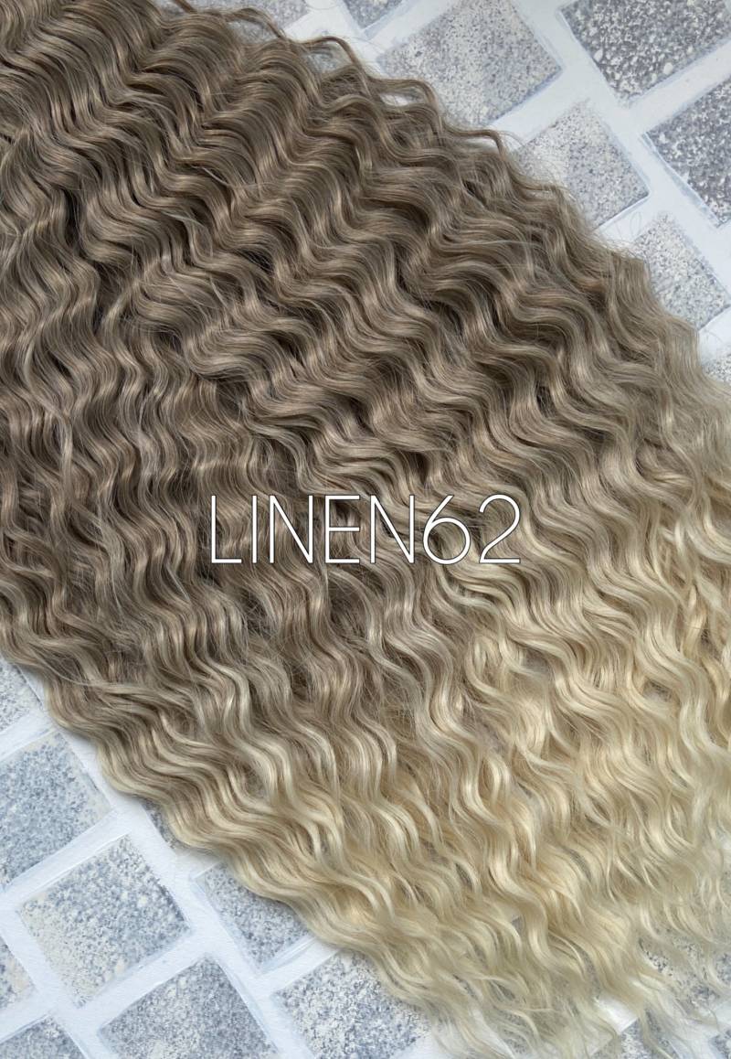 Obmre Haar, Lockiges Haar Ariel, Welliges Kanekalon Für Dreads, Lux Material, Flechthaar von Etsy - DreadsByDAP