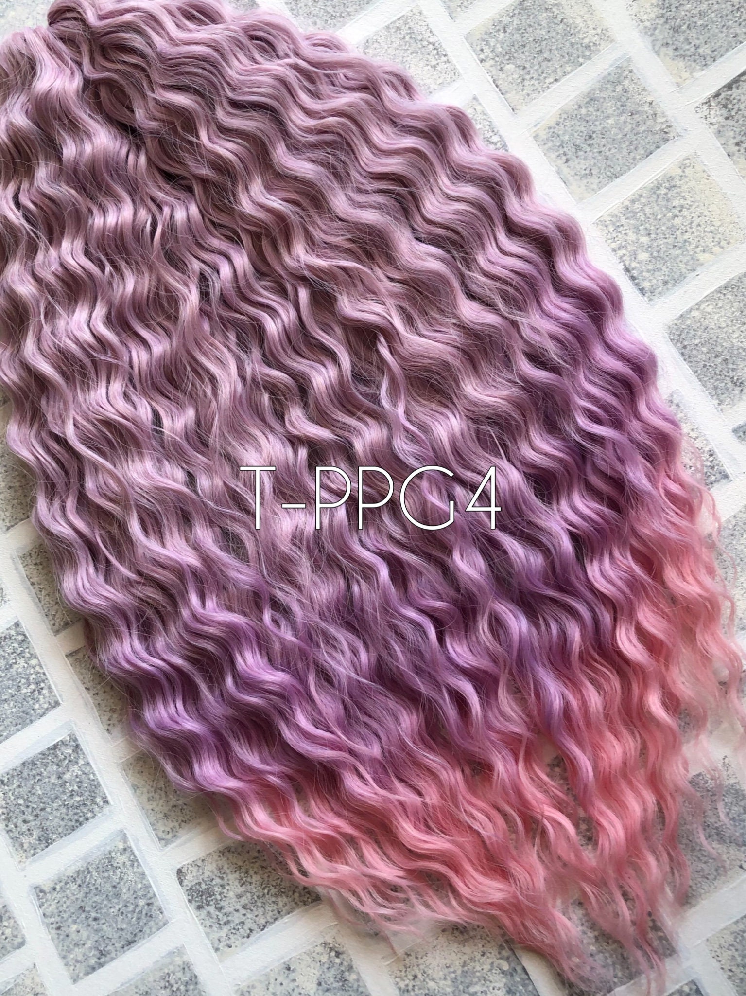 Rosa Ombre, Jumbo Zopf, Kunsthaar, Lockenhaar Ariel, Pink Kanekalon, Lux Materialien, Haarverlängerungen von Etsy - DreadsByDAP