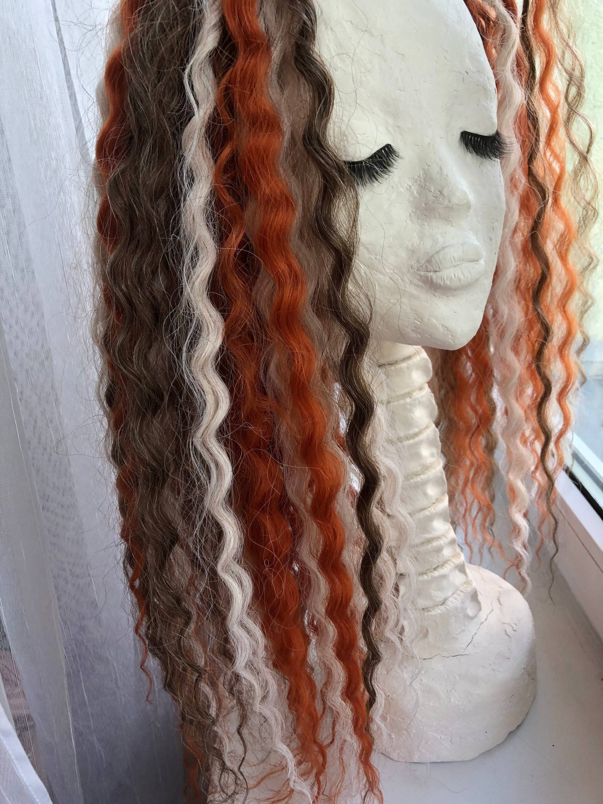 Vermeil Sie Die Stifte, Färben Sie Nicht Ab, Fügen Eine Haarfarbe Hinzu von Etsy - DreadsByDAP