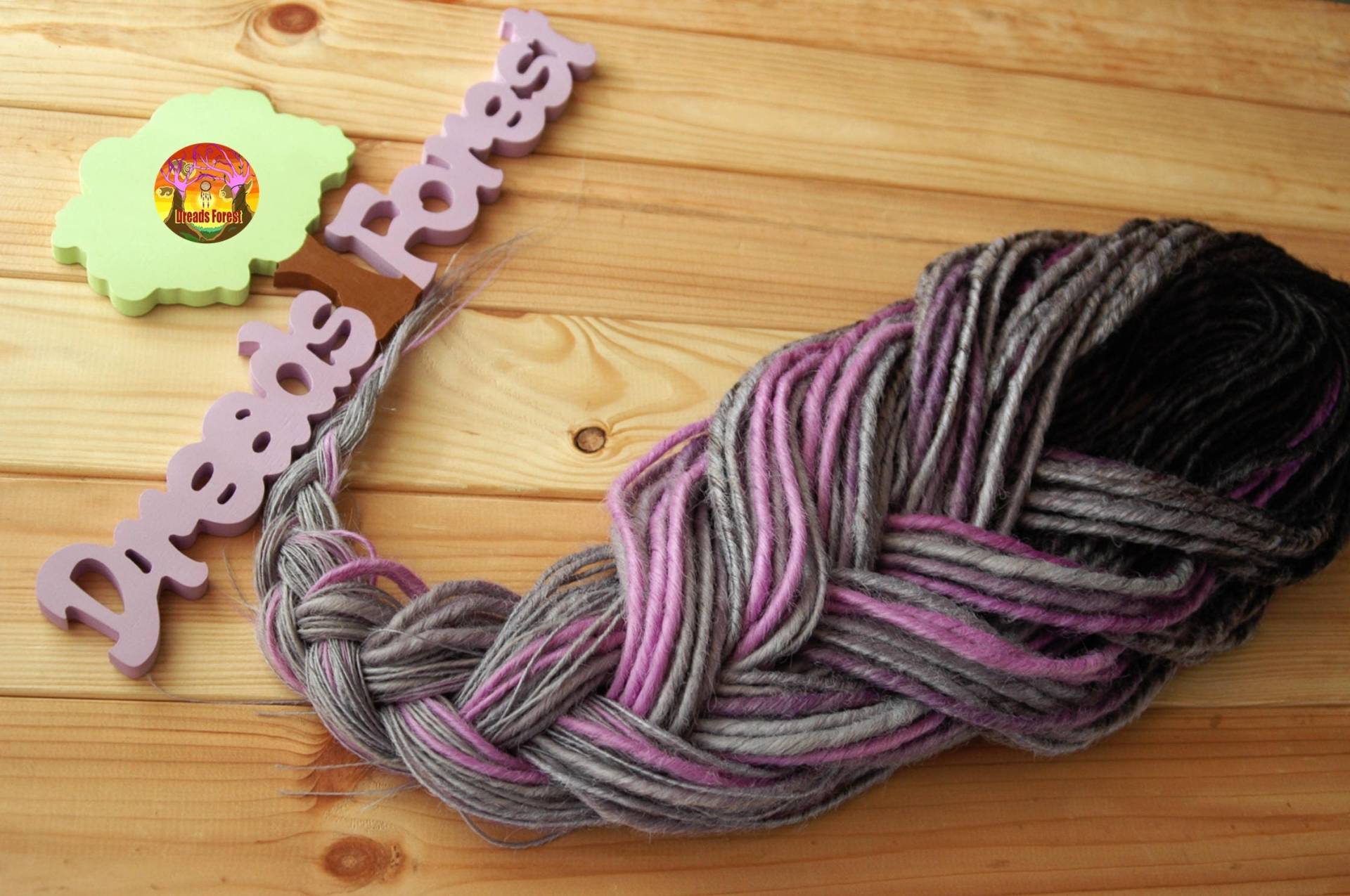 Neues Dreads-Set | 5 De - 70 De, Henlon-Doppelend-Dreads, Schwarz, Hellgrau, Lavendel, Lila, Halloween-Dreadlocks, Loc Ex Neues Dreads-Set | 5 De - 70 De, Henlon-Doppelend-Dreads, Schwarz, Hellgrau, Lavendel, Lila, Halloween-Dreadlocks, Loc Ex von Etsy - DreadsForest