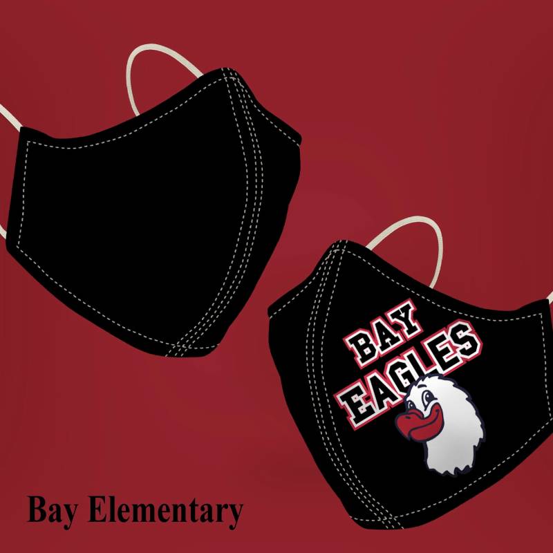 Bay Elementary Kindermaske von Etsy - DreamItDesignCo