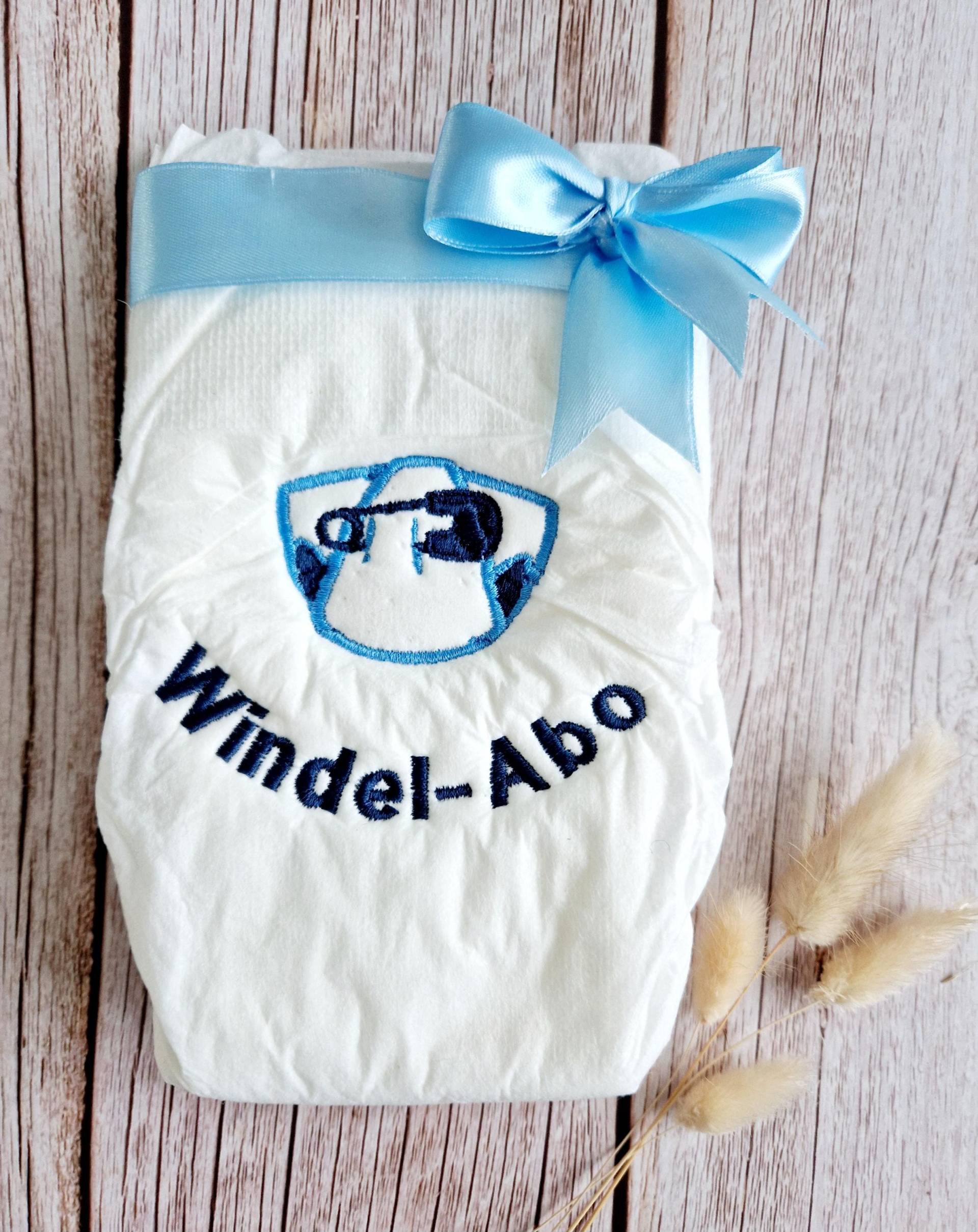 Bestickte Windel Windel-Abo Zur Geburt, Geschenk Mädchen Jungen von Etsy - ETStoffzauber