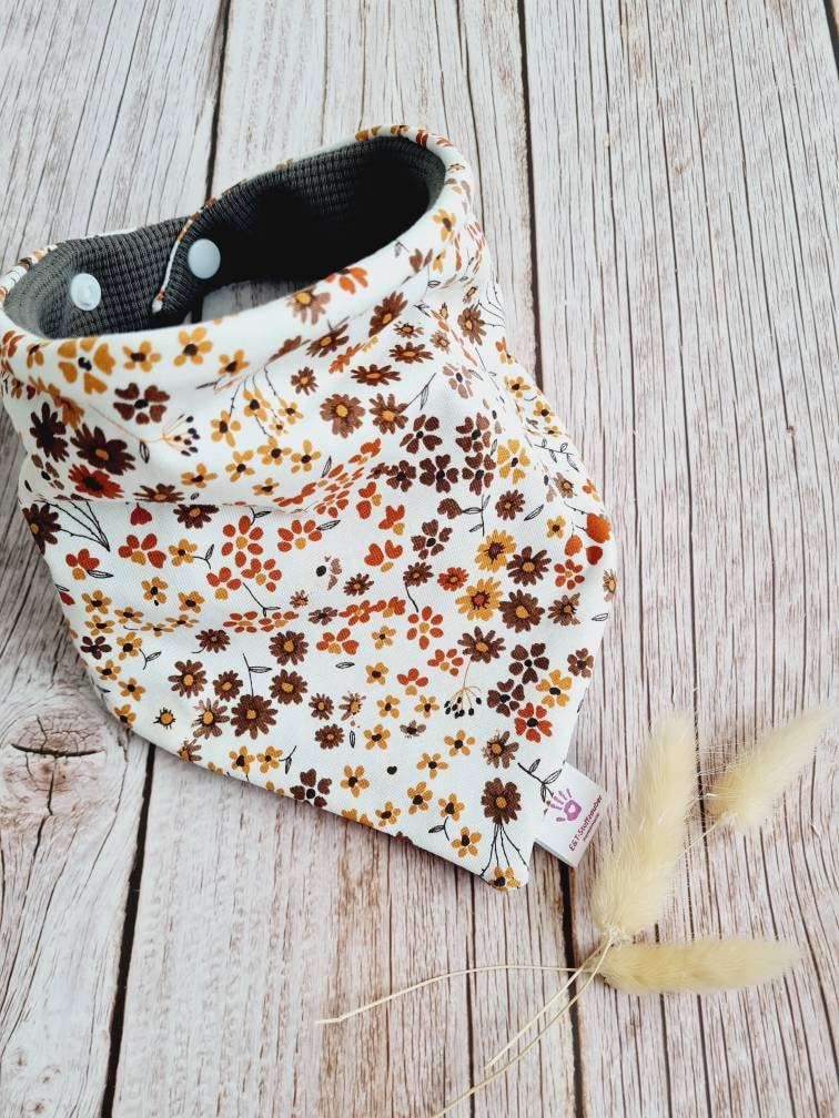 Halstuch Schal Dreieckstuch Baby Oder Mädchen Herbst Blätter Blumen Braun 62 68 74 80 86 92 98 104 110 Handmade Halstuch Schal Dreieckstuch Baby Oder Mädchen Herbst Blätter Blumen Braun 62 68 74 80 86 92 98 104 110 Handmade von Etsy - ETStoffzauber