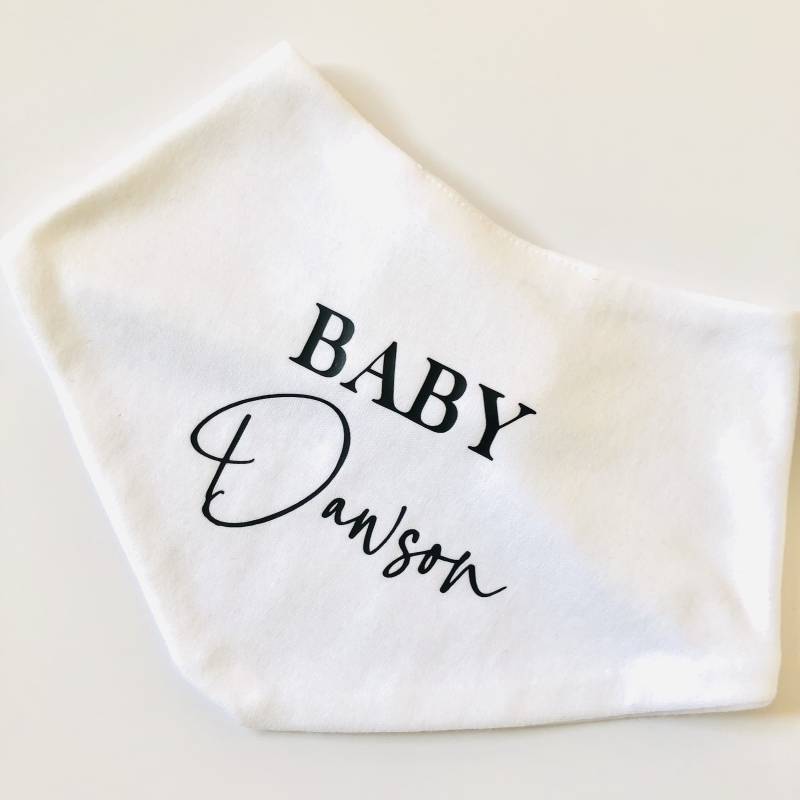 Personalisiertes Babyib, Baby Dribbelib, Shower Personalisiertes Geschenk Für Neues Baby, Neues Von Tante von Etsy - EVAandBEAR