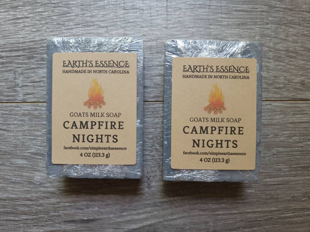 Campfire Nights 120 Ml Ziegenmilchseife, Handgemachte Naturseife, Herrenseife, Damenseife von Etsy - EarthsEssenceNC