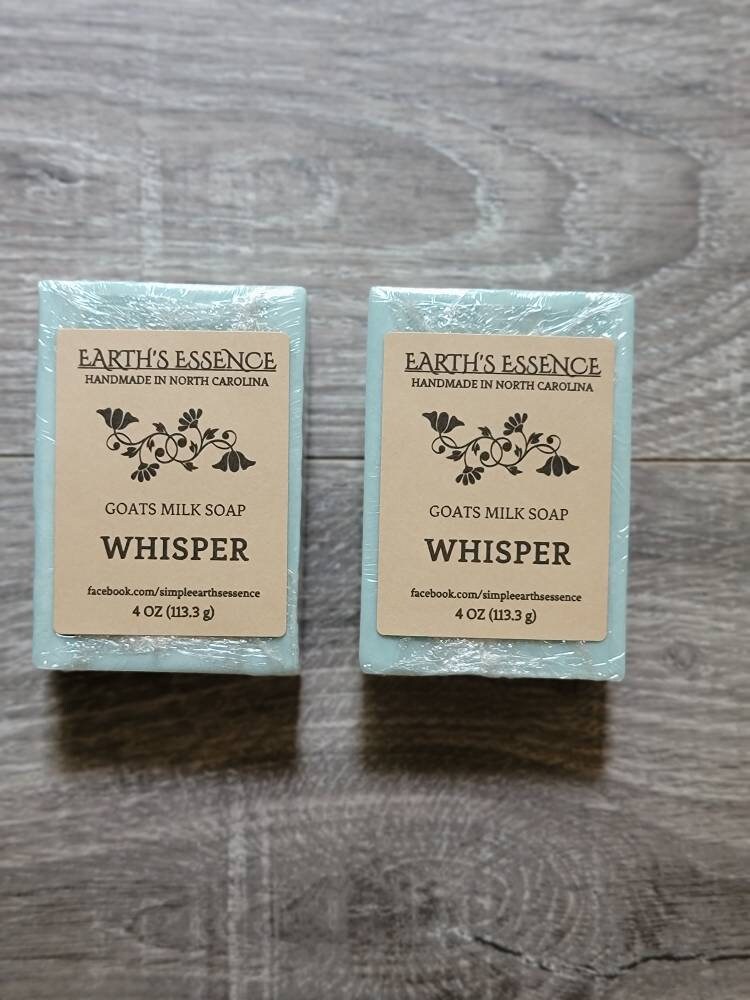 Whisper 120 Ml Ziegenmilchseife, Handgemachte Seife Für Frauen, Frauenseife, Frauenseife Geschenk von Etsy - EarthsEssenceNC