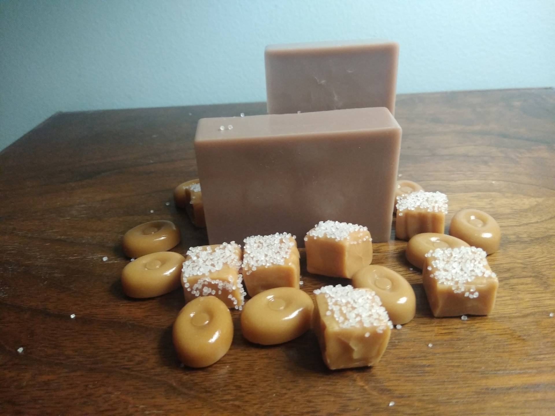 Gesalzene Karamell Butterscotch Seife von Etsy - EarthtonesoapsCrafts