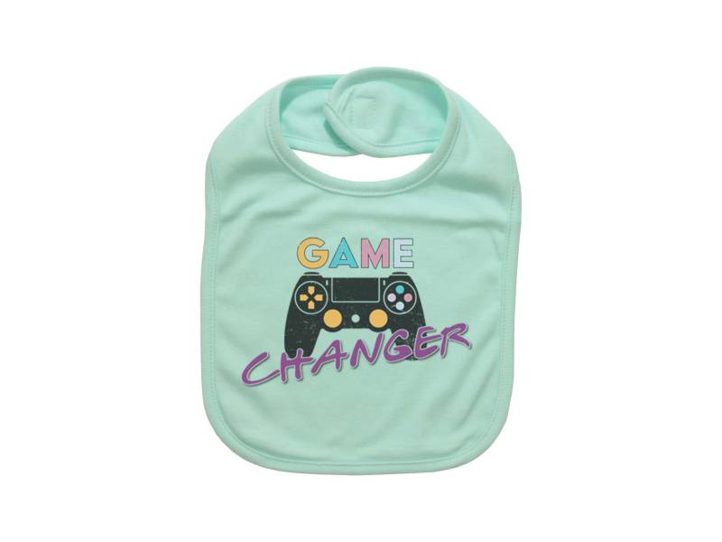 Gaming Lätzchen, Game Changer, Gamer Baby Ankündigung, Bib, Baby, Super Soft, Sublimiertes Design, Zukünftiger Gamer, Controller von Etsy - EbenezerFire