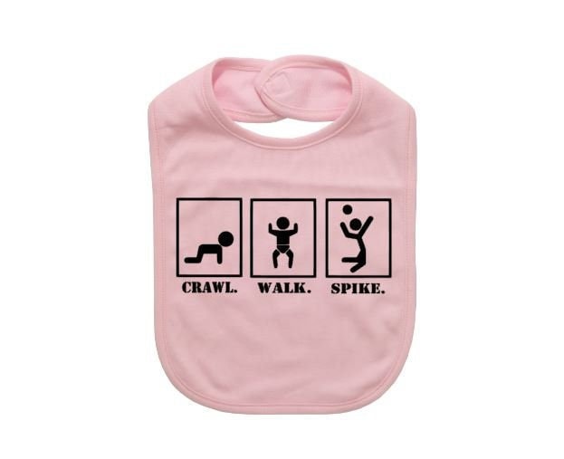 Niedliches Baby Lätzchen, V-Ball, Krabbel-Spaziergang Spike, Baby-Dusche-Geschenk, Kleinkind-Volleyball-Bekleidung, Neugeborenen-Geschenk, Lustige Niedliches Baby Lätzchen, V-Ball, Krabbel-Spaziergang Spike, Baby-Dusche-Geschenk, Kleinkind-Volleyball-Bekleidung, Neugeborenen-Geschenk, Lustige von Etsy - EbenezerFire