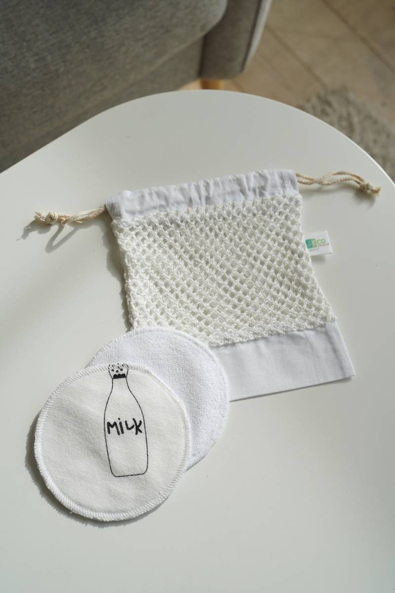 Wiederverwendbare Stillpads, Waschbare Bio Unterbrustpads, Mit Tasche von Etsy - EcoHandicraftSK