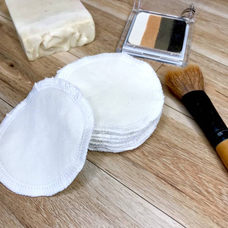 10 Wiederverwendbare Gesichtsrunden/Make-Up-Pads-Entferner - Zero Waste Bewegung Waschbare Make-Up-Entferner-Pads Nachhaltiges Leben von Etsy - EcoReuseByMeikaa