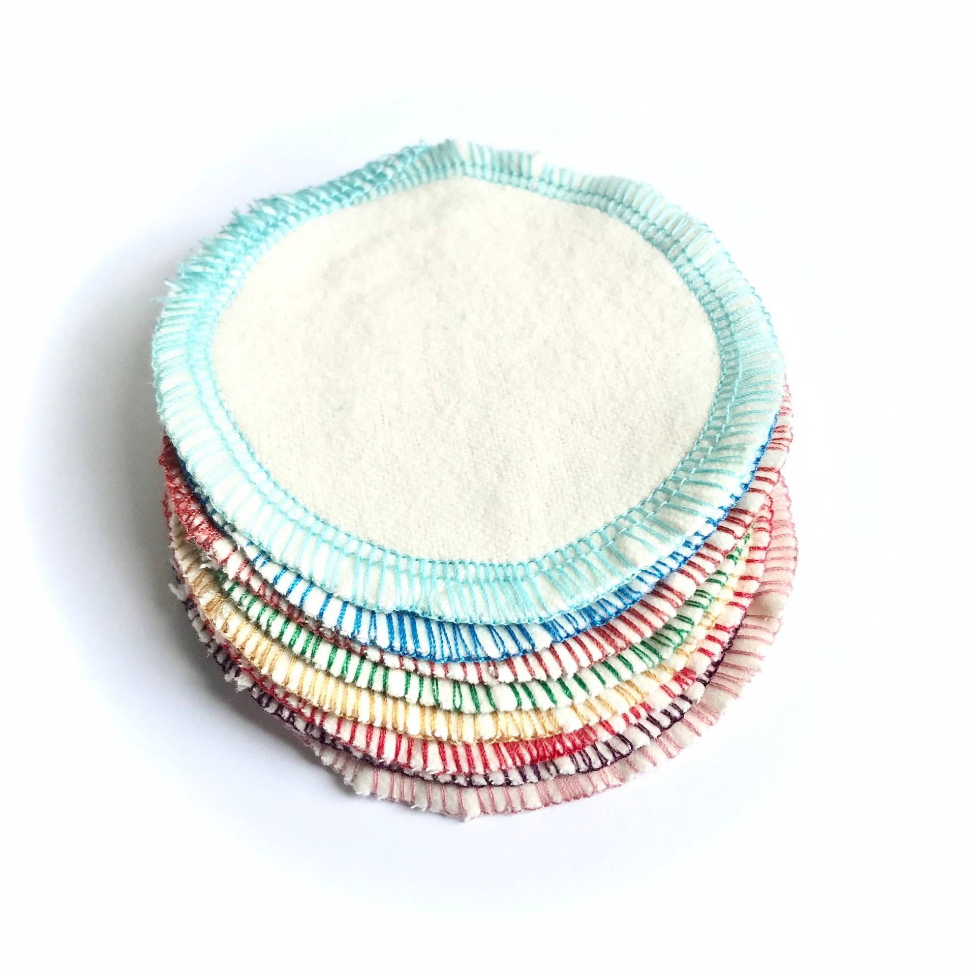 8 Regenbogen Wiederverwendbare Gesichtsrunden/Make-Up-Pads-Entferner - Zero Waste Bewegung Waschbare Make-Up-Entferner-Pads -Nachhaltiges Leben Pad von Etsy - EcoReuseByMeikaa