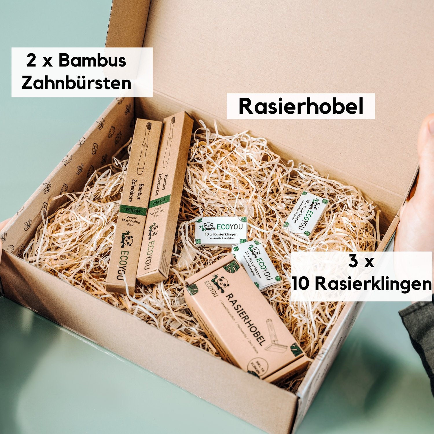 Rasierhobel Set - Zero Waste von Etsy - EcoYou