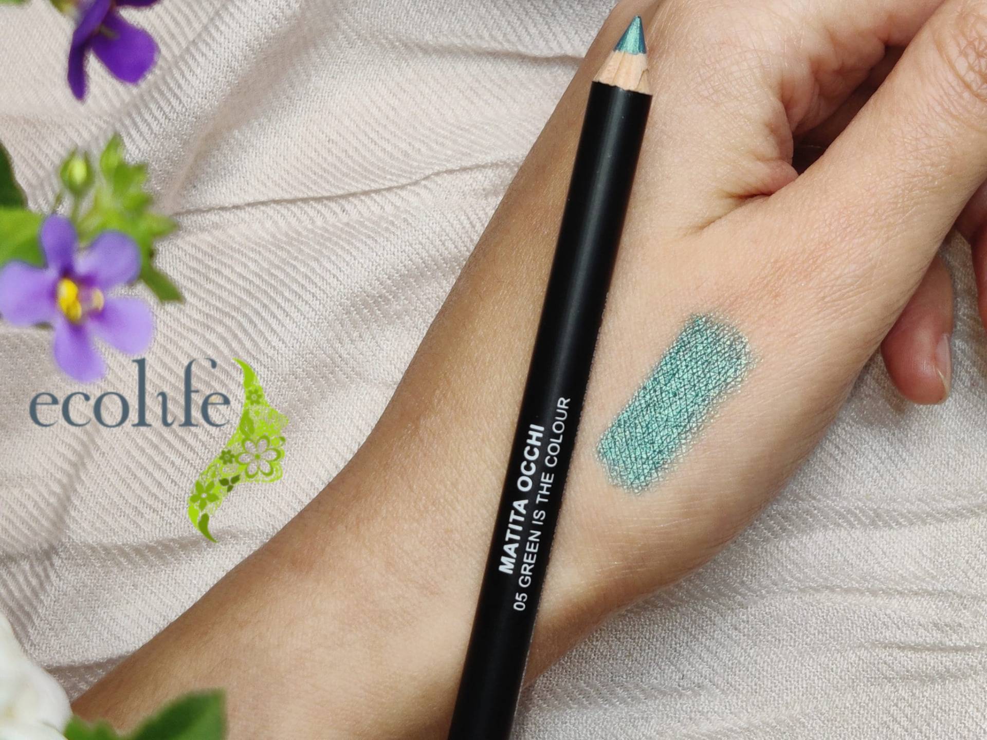 Bio-Smaragdgrüner Augenstift 05, Veganes Und Sauberes Make-Up, Hergestellt in Italien von Etsy - EcolifeCosmetics