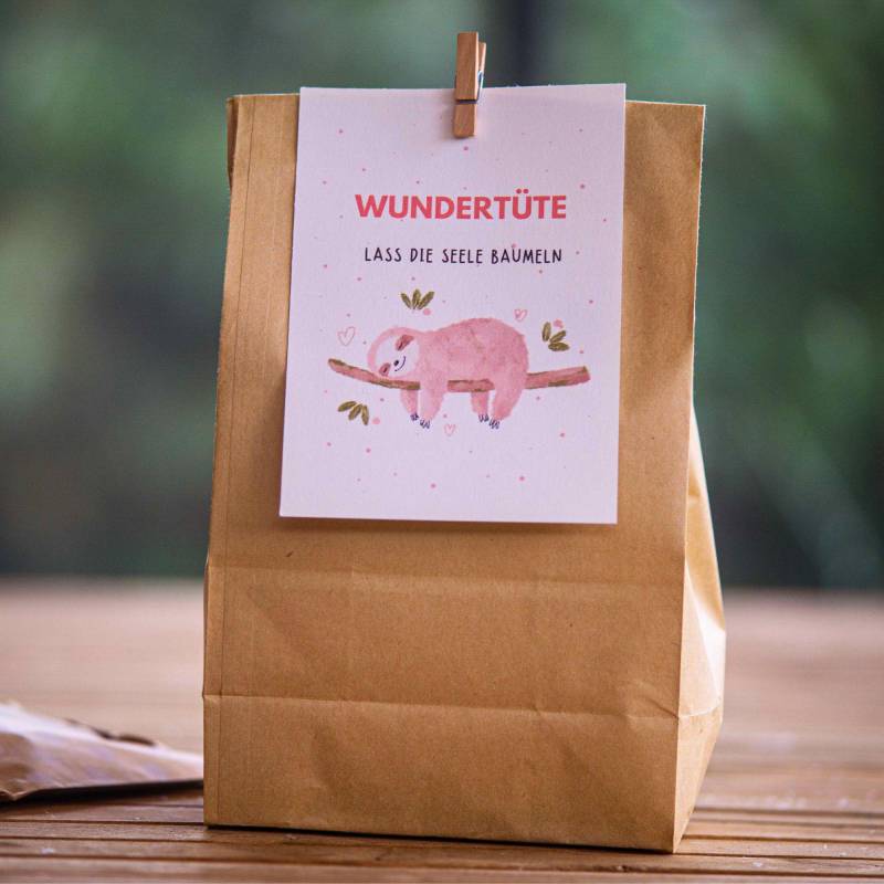 Wundertüte „Lass Die Seele Baumeln" - Wellness Geschenk Für Frauen, Kleine Auszeit Mit Badebombe, Tee & Mehr, Kleine Pause in Der Tüte von Etsy - EinzelstueckimGlueck