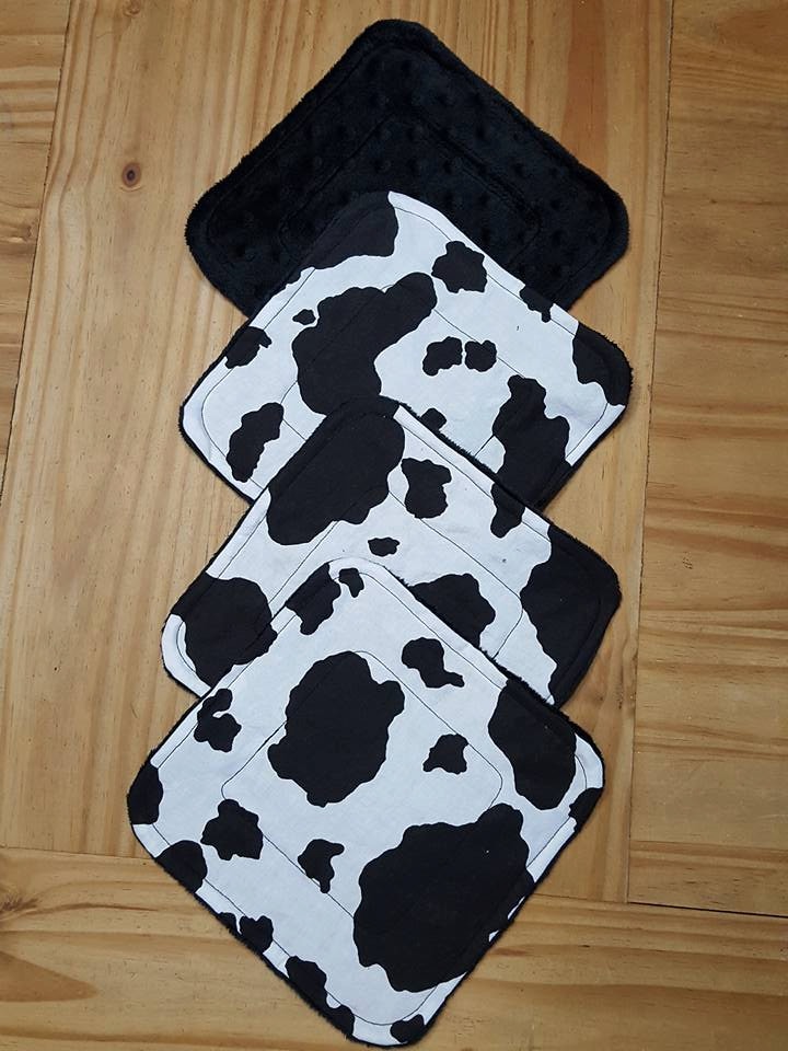 Kuh-Print Baby-Waschlappen Weiches Neugeborenen Badeset Kuh-Print Baby-Waschlappen Weiches Neugeborenen Badeset von Etsy - EldoraMayAvenue