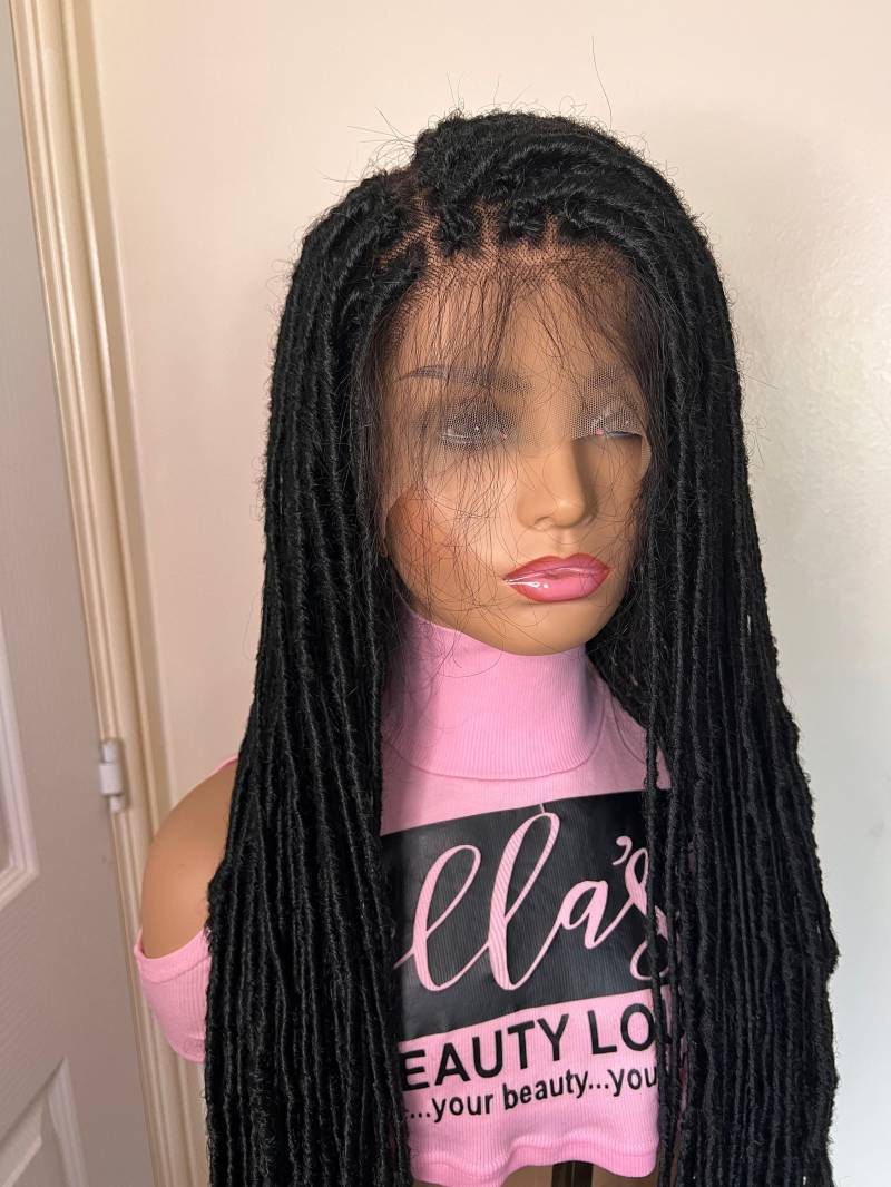 Lange Dreads Locs Perücke Auf Einer Vollen Spitze von Etsy - EllasBeautyLounge