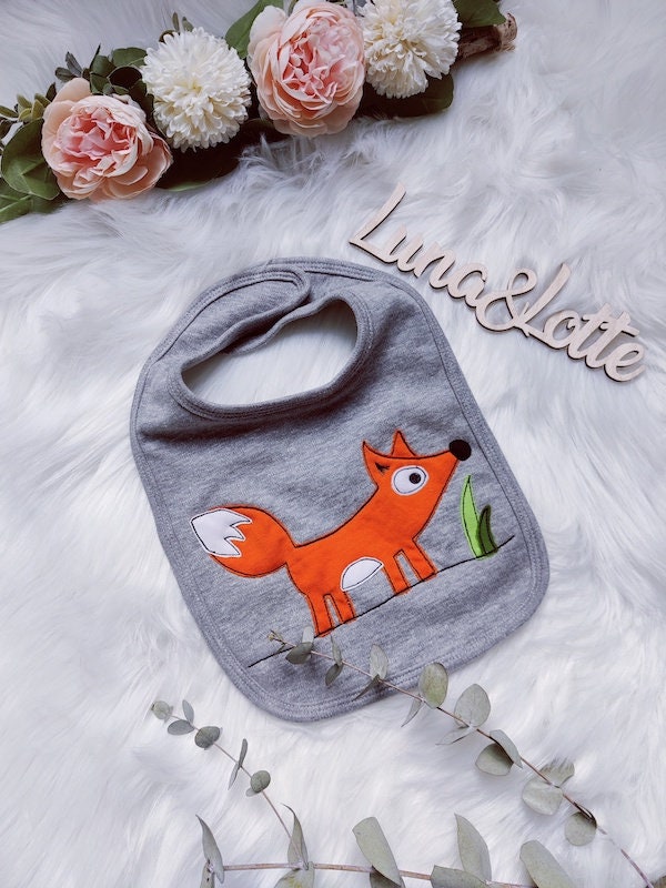 Fuchs Latz Lätzchen Fox von Etsy - EmiliasTraumwerkstat