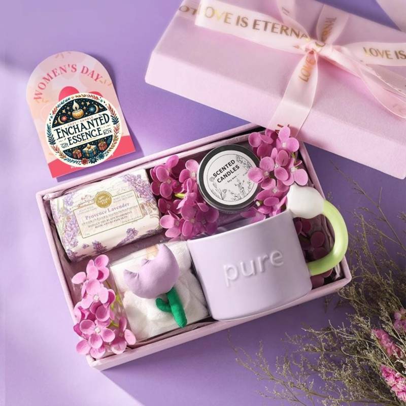 Spa Geschenk Für Freundin | Relaxation Box Kit Self Care Mit Handgemachter Seife Aromatherapie Bad Geschenkbox Set Sie von Etsy - EnchantedEssenceInc