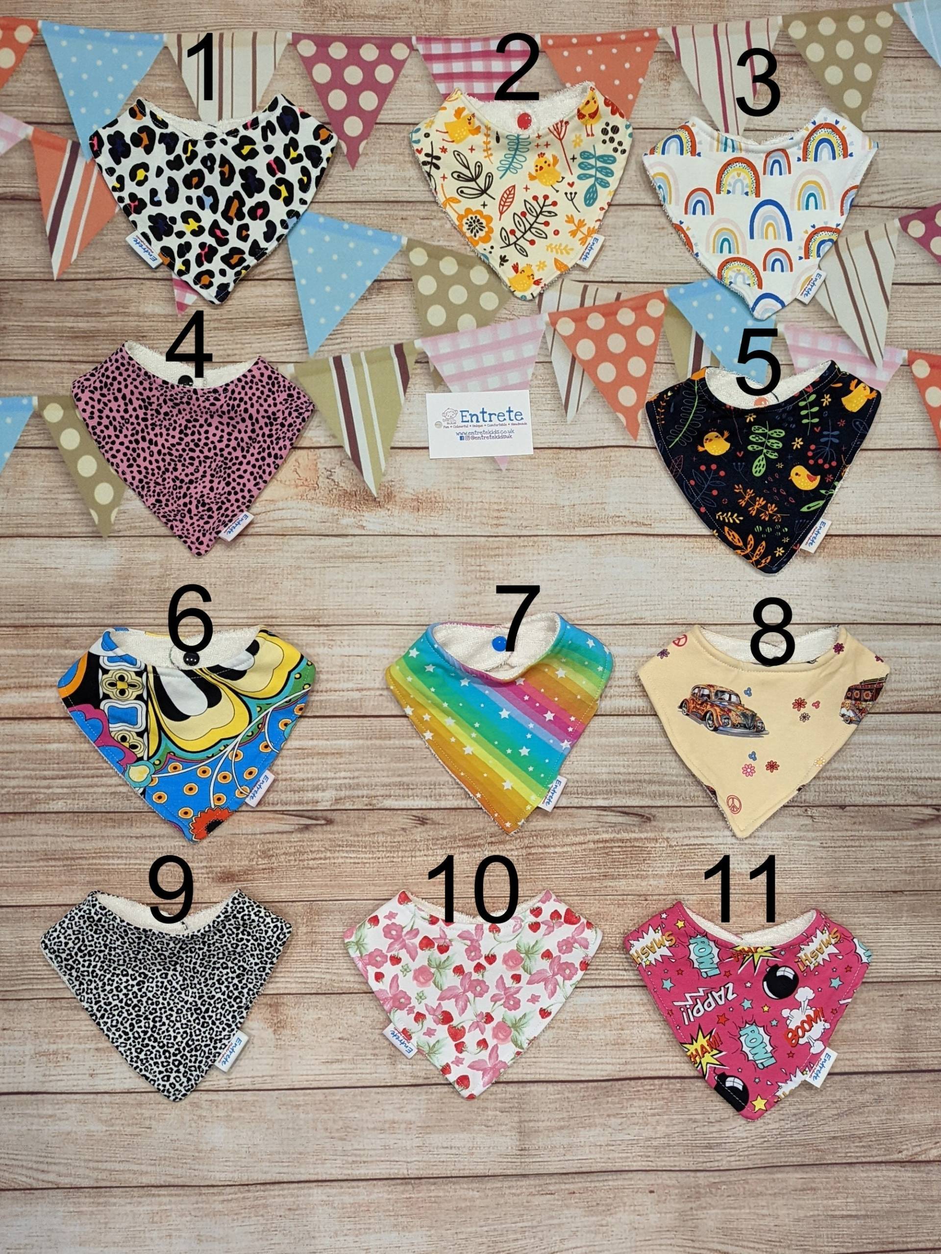 Baby Bambus Lätzchen | Leopard Print Buntes Bambus-Lätzchen Lustige Babys Marmoriertes Regenbogen Sterne Piraten von Etsy - EntreteKids