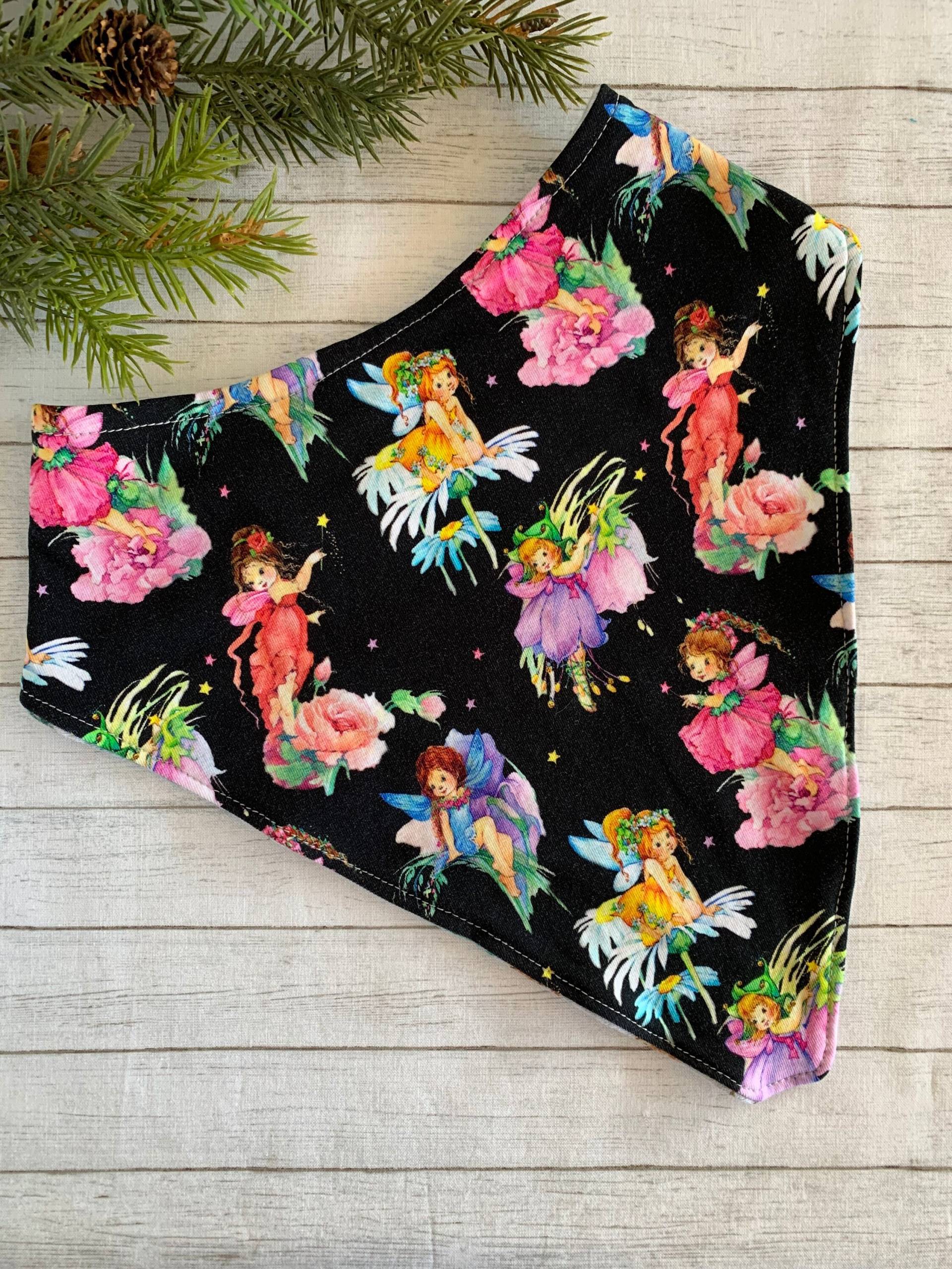 Großes Mädchen Wasserdicht Bandana Lätzchen Teen Spezielle Bedürfnisse Erwachsene Würdevoll Schal Garten Feen Blumen von Etsy - EspeciallyUniqueInc