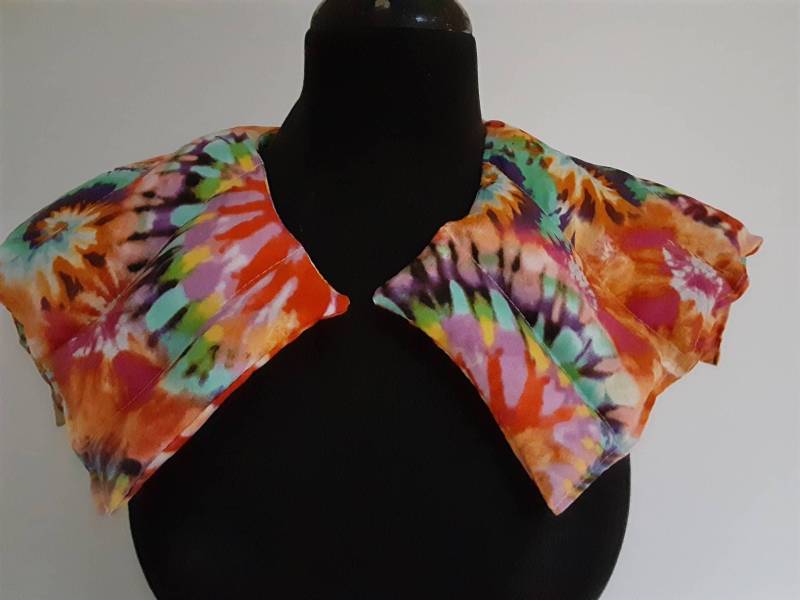 Wärmekissen, Beheizbare Hals-Schulter-Wrap, Mikrowellen-Heizkissen, Hot-Pack-Kältekissen, Xl, Mit Oder Ohne Duft/Tie Dye von Etsy - Essiedesigns