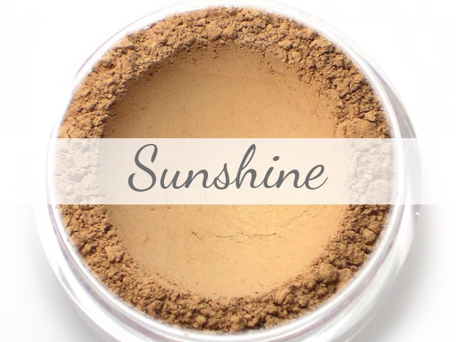 Mineral Bronzing Pulver Probe - "Sunshine" | Leichte, Sonnige Bräune Mit Goldenem Glanz, Natürliche Bronzer Vegan von Etsy - Etherealle