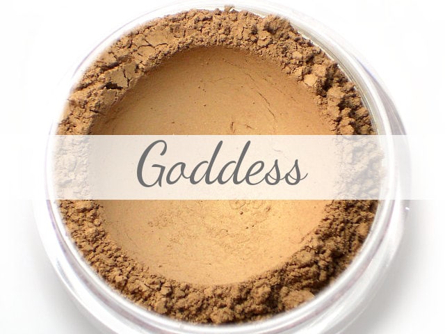 Mineralbronzepuder Probe - "Goddess" | Tiefe Bronze-Bräunung Mit Goldenem Schimmer, Natürlicher Bronzer Vegan von Etsy - Etherealle