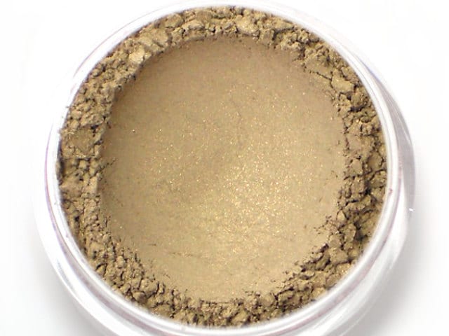 Taupe Lidschatten Mit Gold Schimmer - "Tiferet" Vegan Mineral Make Up von Etsy - Etherealle