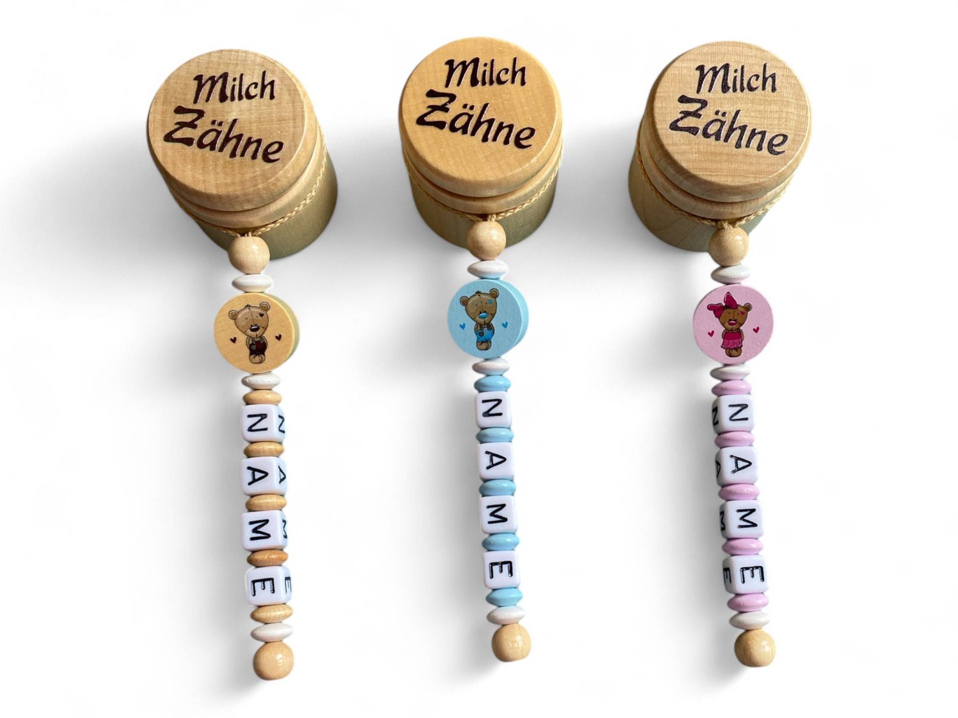 Milchzahndose Mit Namen, Zahndose Bär Und Personalisierbar, Individualisierbar von Etsy - EulenshopVonBiene