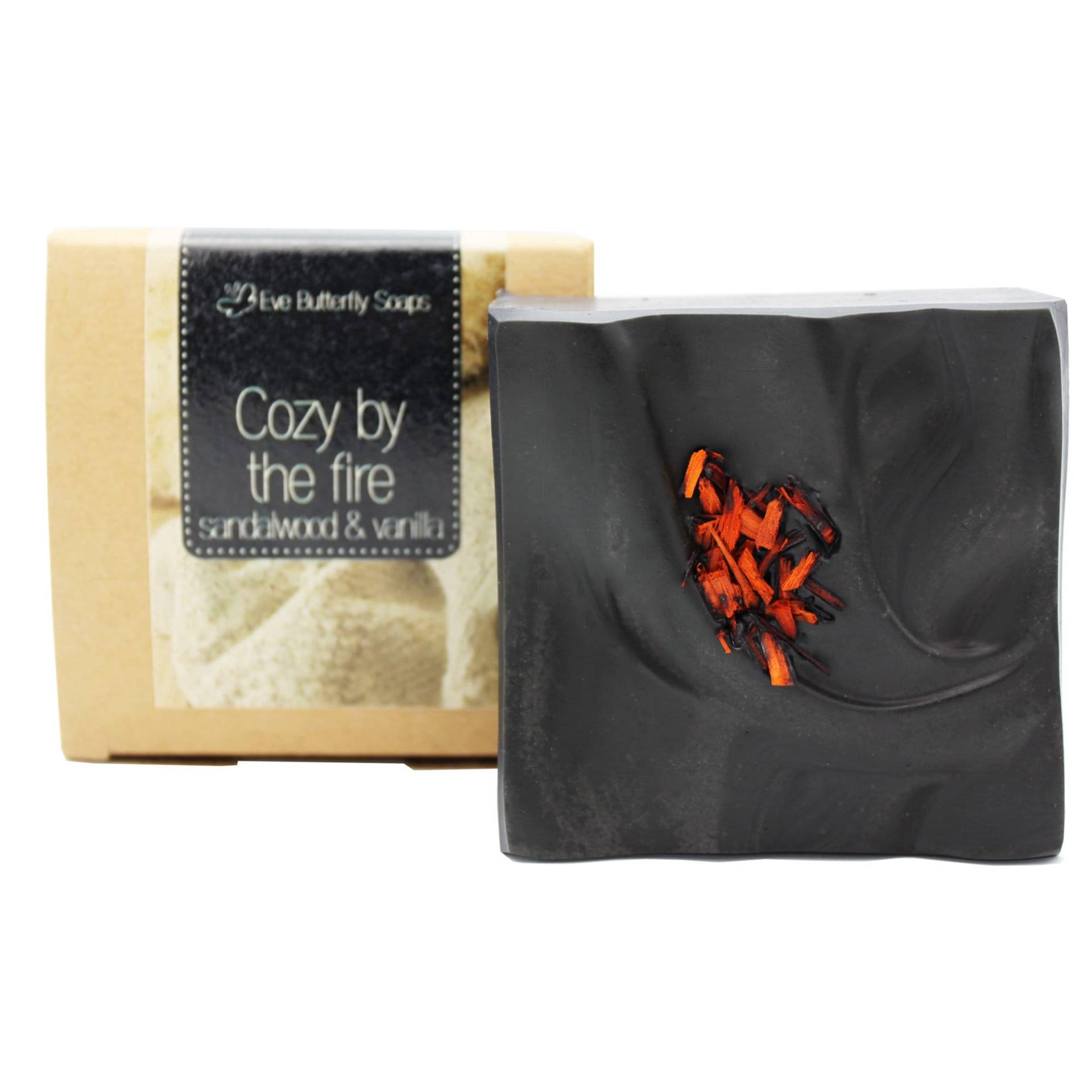 Naturseife "Cozy By The Fire" | Würzige Seife Mit Sandelholz Und Vanille von Etsy - EveButterflySoaps