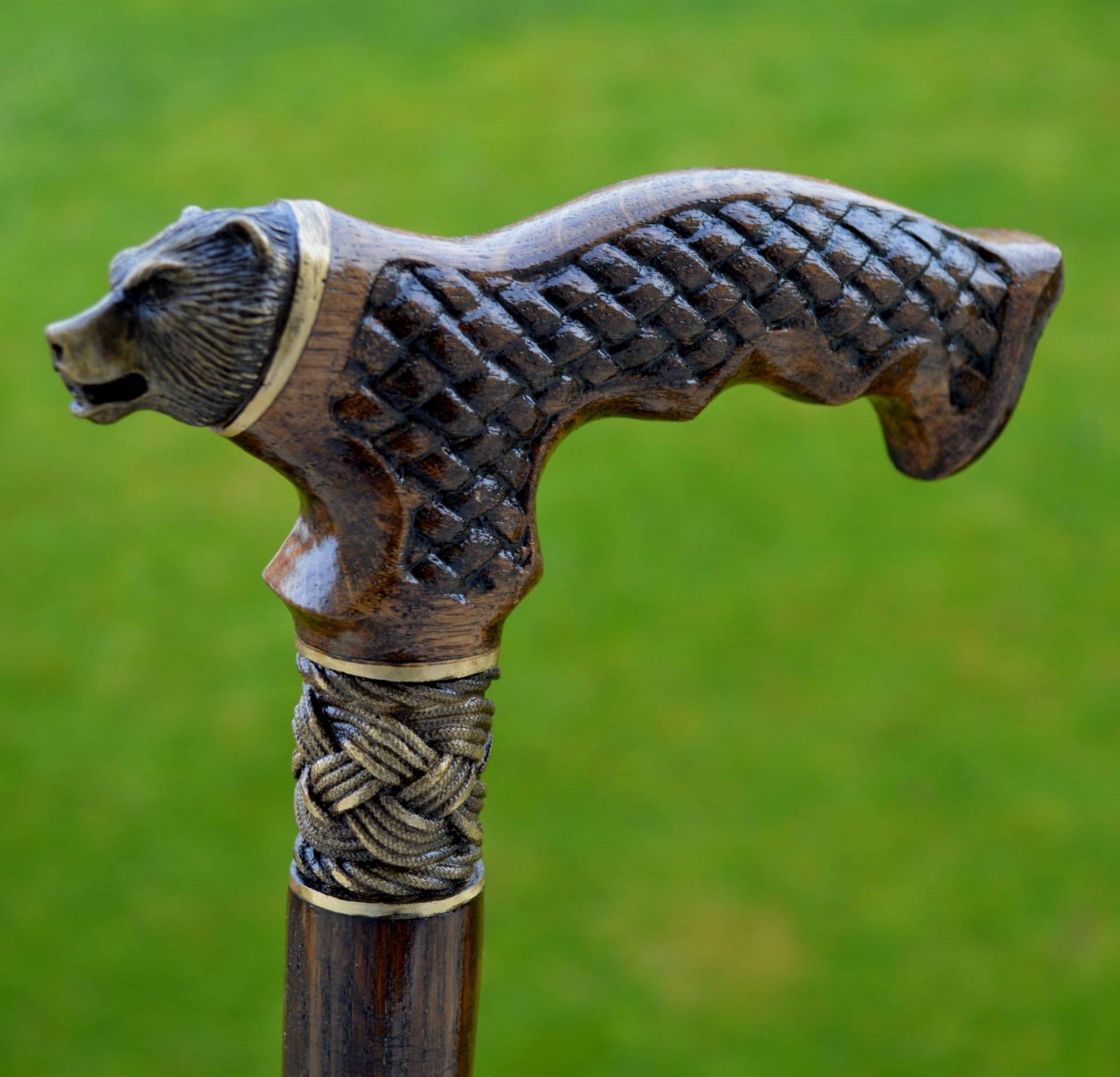 Bär Eiche Holzstöcke Holzstock Gehstock Handarbeit Stock Holzschnitzerei Exklusives Schilf Bär Eiche Holzstöcke Holzstock Gehstock Handarbeit Stock Holzschnitzerei Exklusives Schilf von Etsy - ExclusiveCane