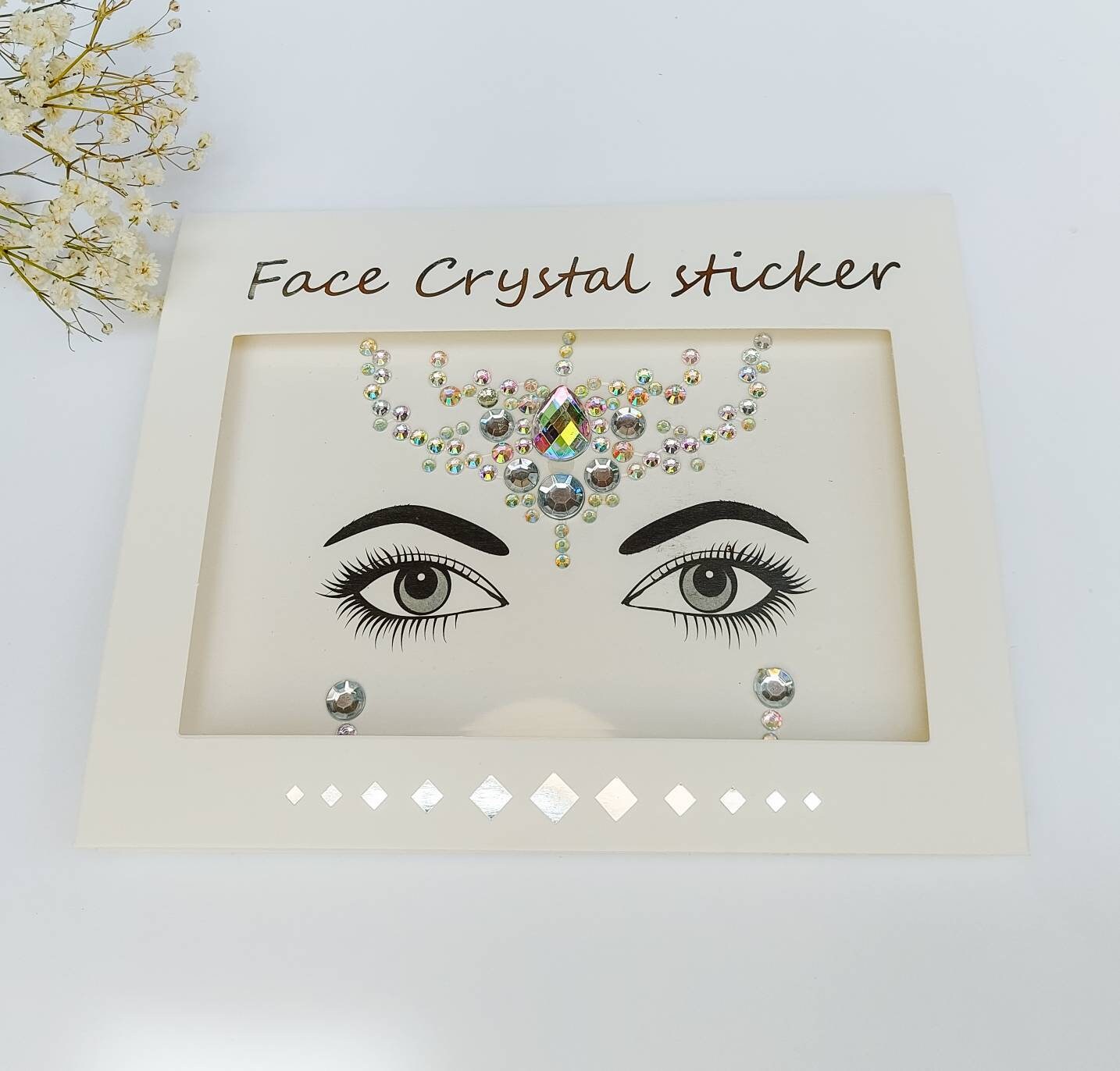 Celeste Face Gem, Festival Gem Stickers, Jewels, Glitter Makeup, Gesicht Strasssteine, Musik Look von Etsy - ExpressionzBoutique