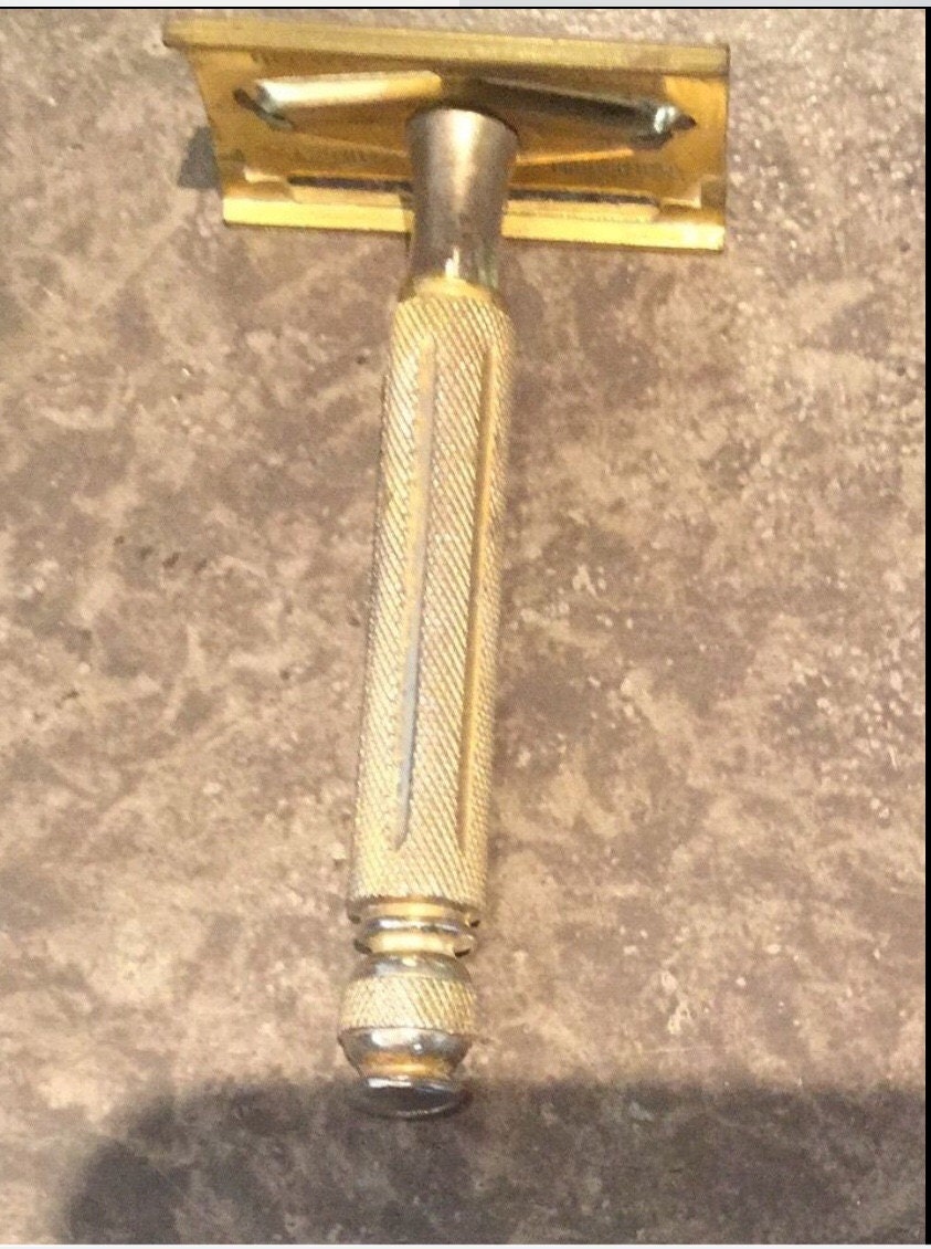 Gillette Ball End Tech Rasierer 1946 Bis 1950 Goldtoniert Gillette Ball End Tech Rasierer 1946 Bis 1950 Goldtoniert von Etsy - FIRSTCALLTOYSOLDIERS
