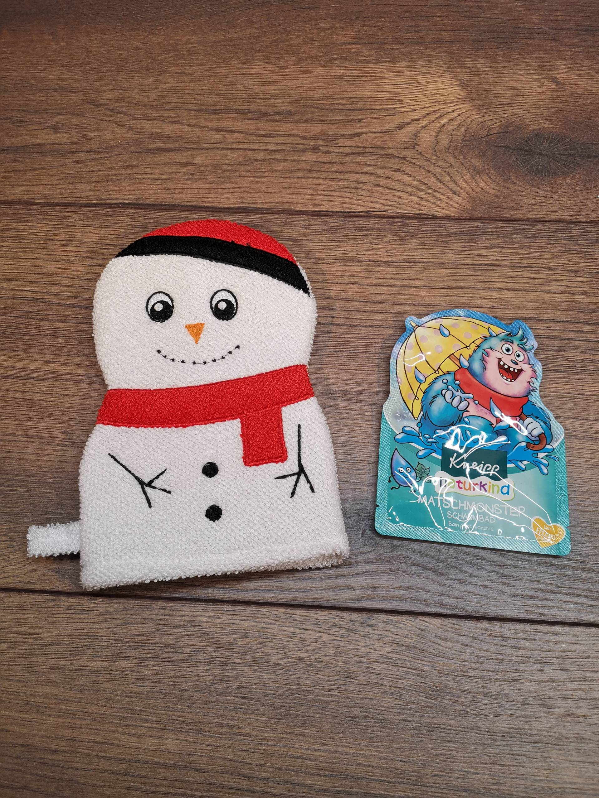 Kinder Waschhandschuh Schneemann Mit Namen, Individuell Bestickt, Badehandschuh, Waschlappen Personalisiert Einem Kleinen Badezusatz von Etsy - FOOTPRINTGeschenke