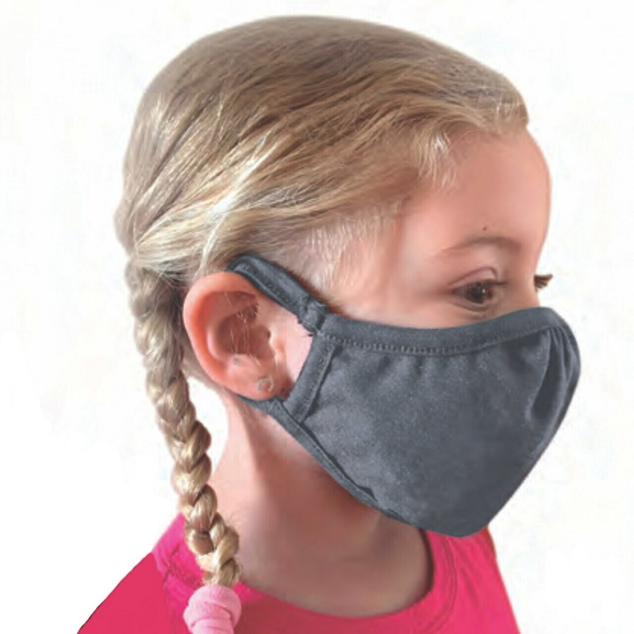 Eco Kids Gesichtsmaske Aus Baumwolle in Den Farben Weiß, Schwarz, Grau Meliert Und Navy von Etsy - FUTURASUBLIMATION