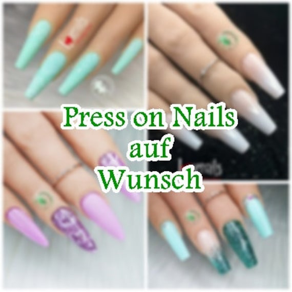 Press On Nails Auf Wunsch von Etsy - Fairynatic