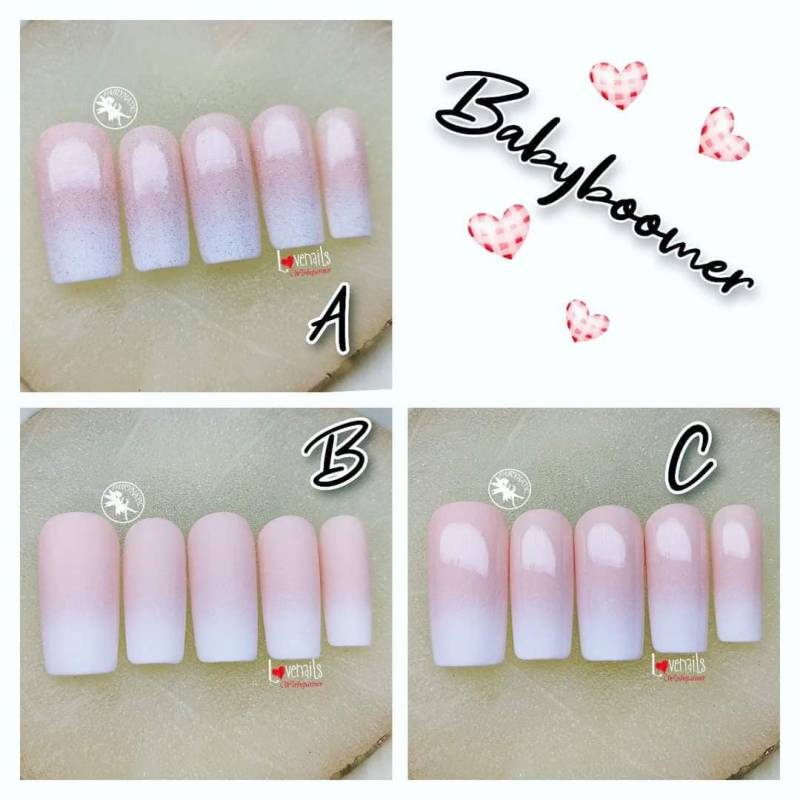 Press On Nails "Babyboomer" von Etsy - Fairynatic