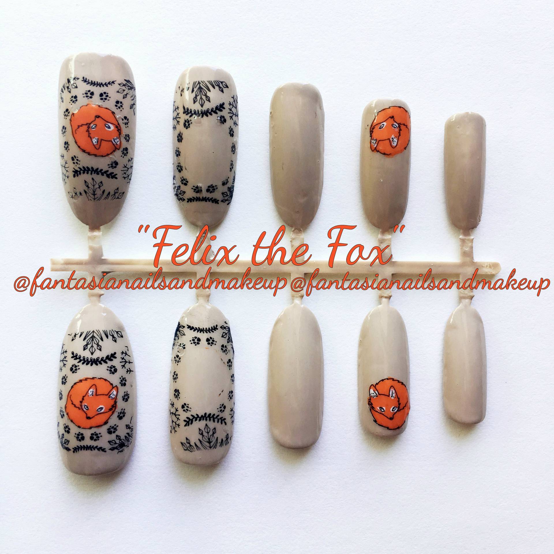 Fuchs Press On Nails Gefälschte Acrylnägel Für Den Herbst Fuchs Press On Nails Gefälschte Acrylnägel Für Den Herbst von Etsy - FantasiaNails