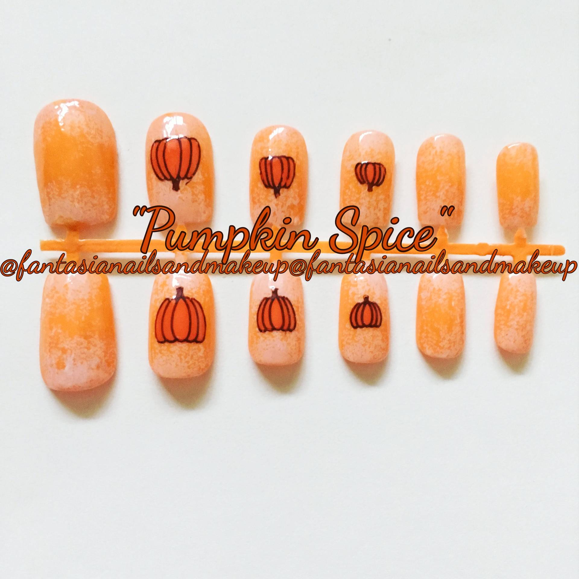 Orange Kürbis-Press-On-Nägel Herbst-Dankes-Quadrat Gefälschte Nägel Orange Kürbis-Press-On-Nägel Herbst-Dankes-Quadrat Gefälschte Nägel von Etsy - FantasiaNails