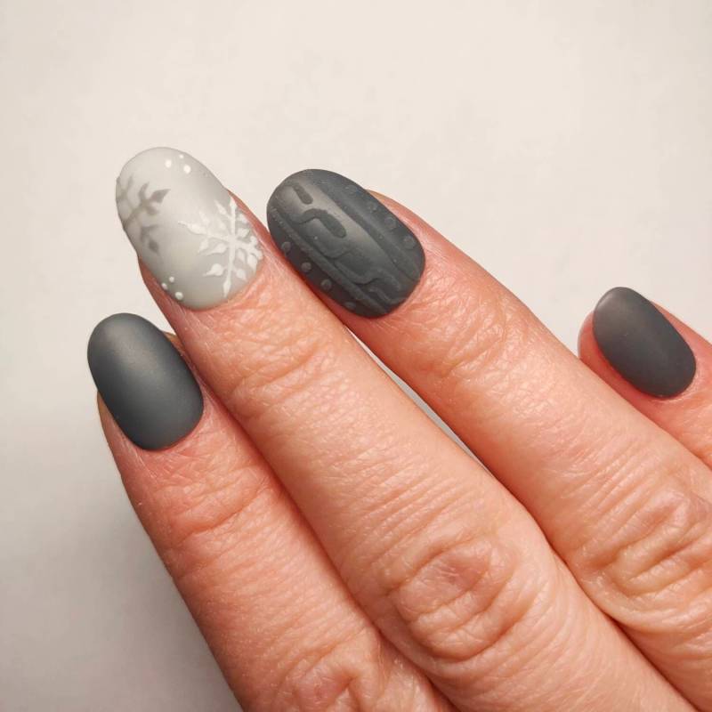 Graue Wetternägel Drücken Sich An von Etsy - FejkiNails