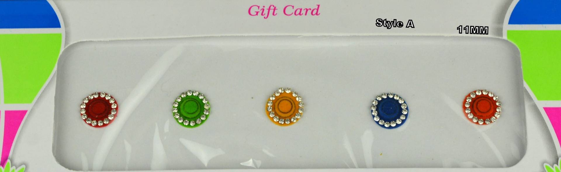 Multi Color Bindi Extra Large, Diamant Umriss Bindis, Ausgefallene Gesichts Bindi, Bollywood Selbstklebende Tattoos, Mädchen Geschenk von Etsy - FeminaDeals