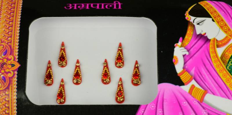 Rote Farbe Birnenform Kristall Bindis, Hochzeits Gesichts Bollywood Selbstklebende Aufkleber, Weihnachtsgeschenk von Etsy - FeminaDeals