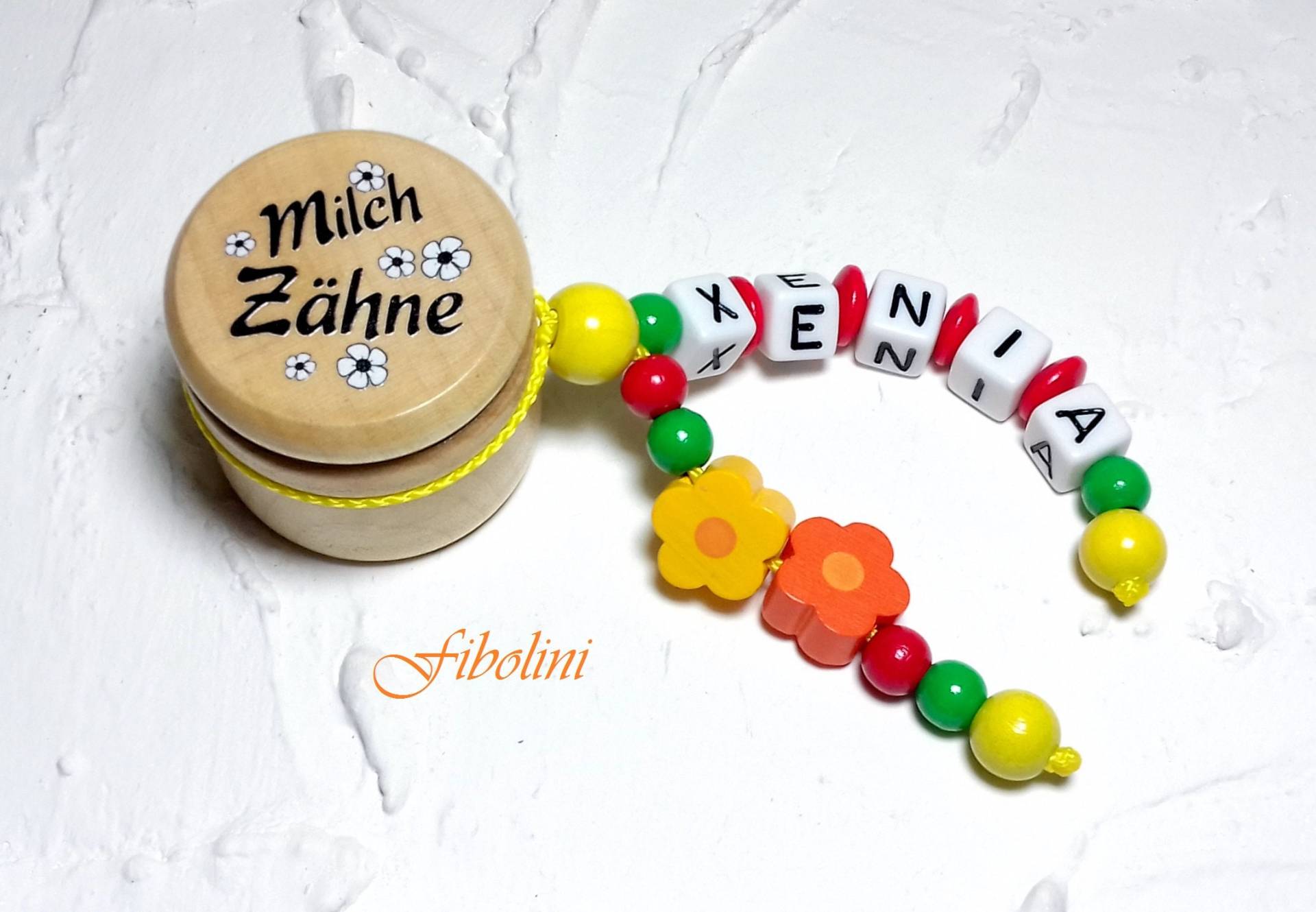 Milchzahndose "Blümchen". Wackelzahn, Schulbeginn, Dosen, Erinnerungsbox, Meilenstein, Aufbewahrung Erste Zähne, Personalisiert, Schulranzen von Etsy - Fibolini