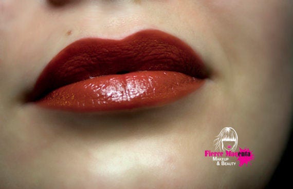 Backstein - Rot Brauner Lippenstift Natürliche Gluten Frei Handgemacht Grausamkeit von Etsy - FierceMagenta