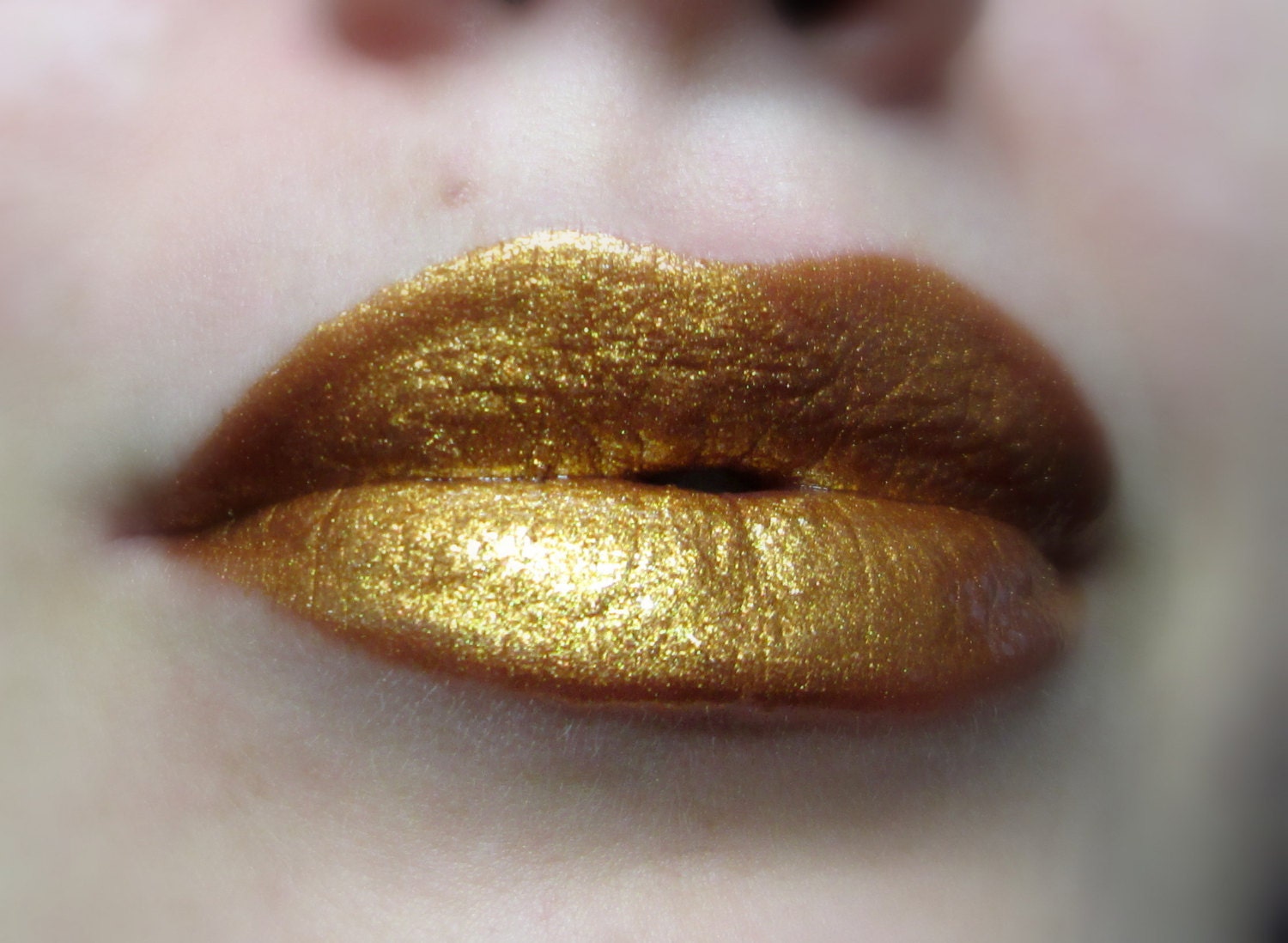 Cleopatra's Pride - Dunkles Gold Mit Bronze/Kupferton Schimmer Lipgloss Vegan Glutenfrei Frisch Handgemacht Grausamkeitsfrei von Etsy - FierceMagenta