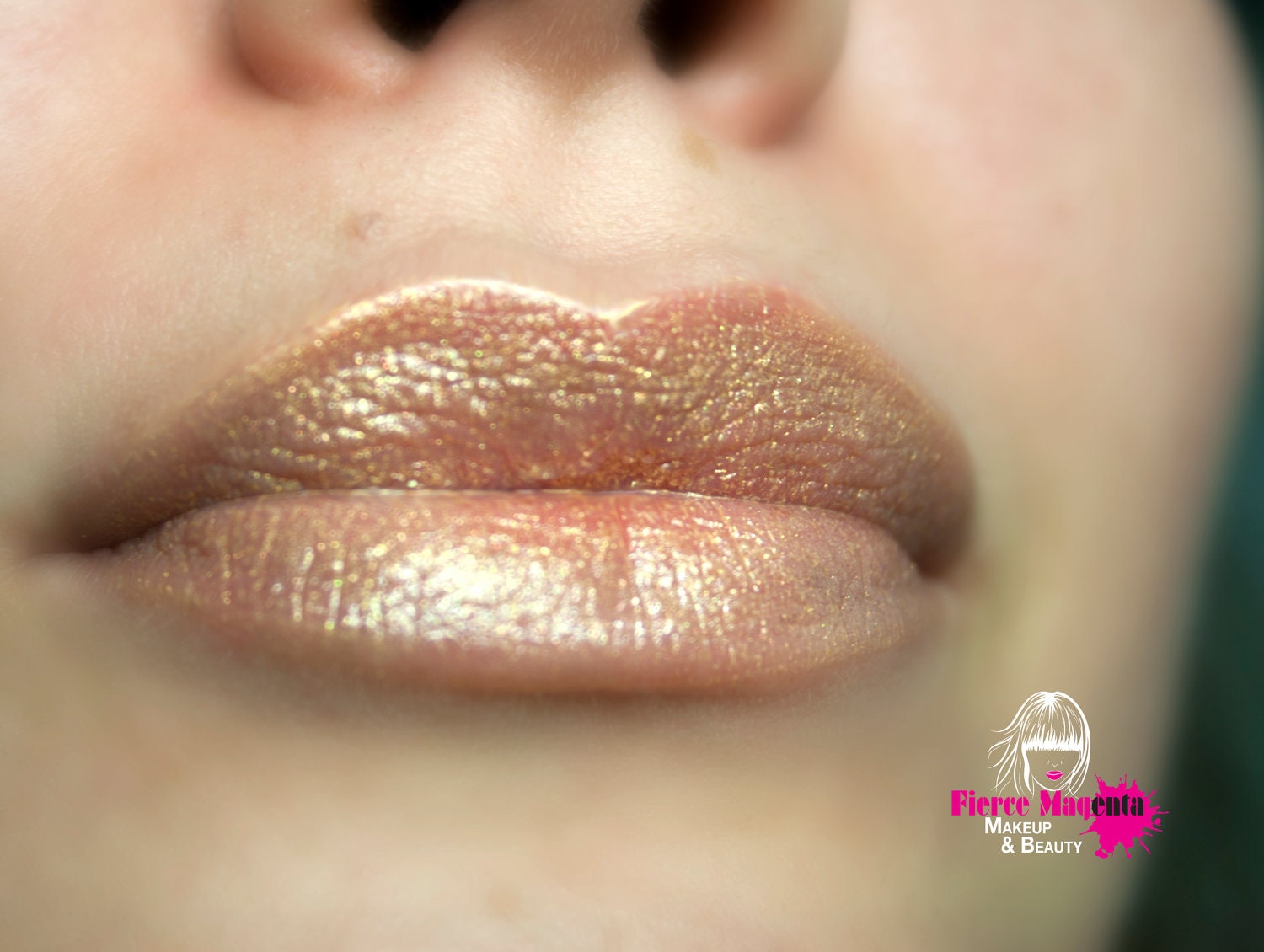 Gold Rush - Sheer Light Shimmer Cremiger Lippenstift Natürlich Glutenfrei Frisch Handgemacht von Etsy - FierceMagenta