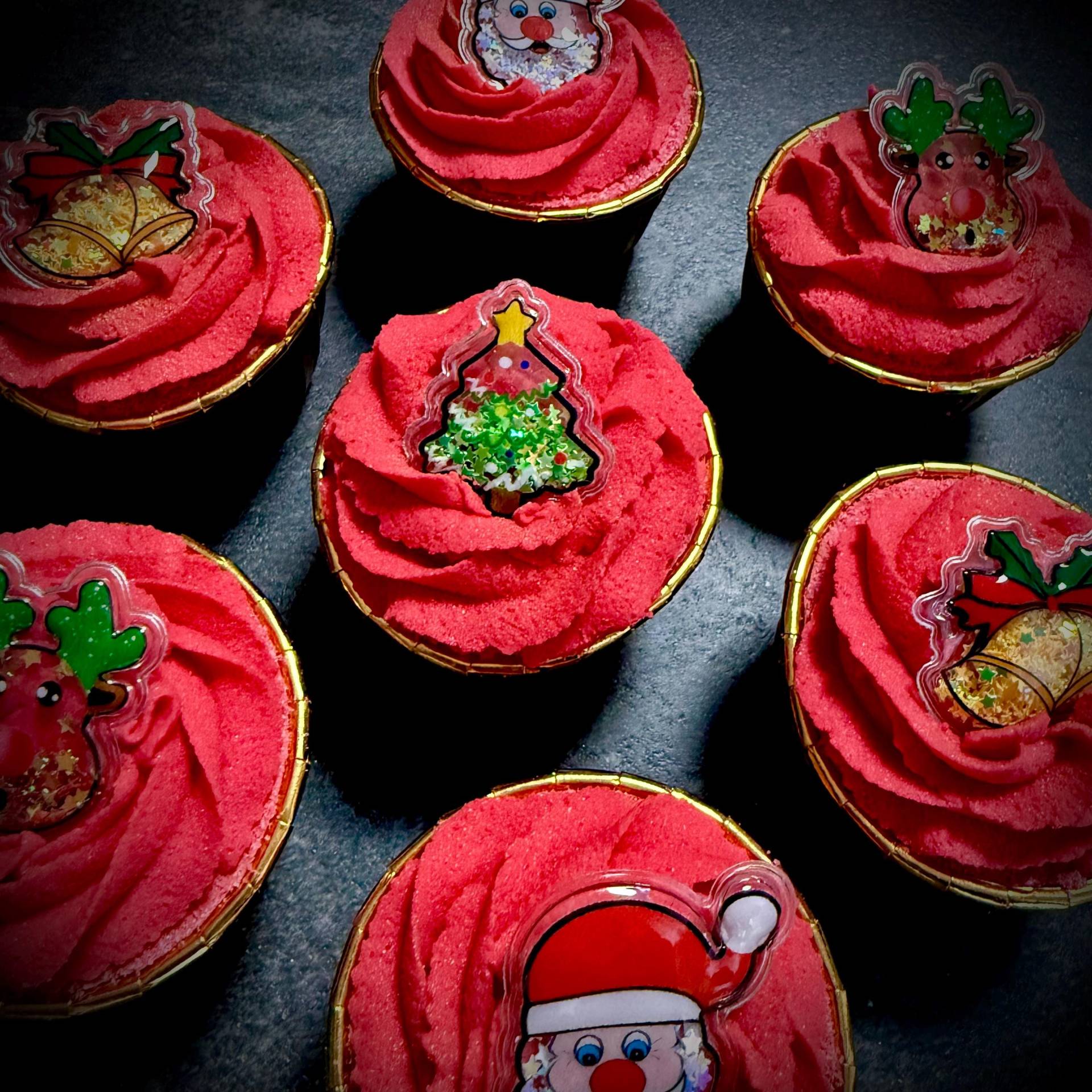 Badebombe Cupcake Christmas von Etsy - FizzFactoryShop