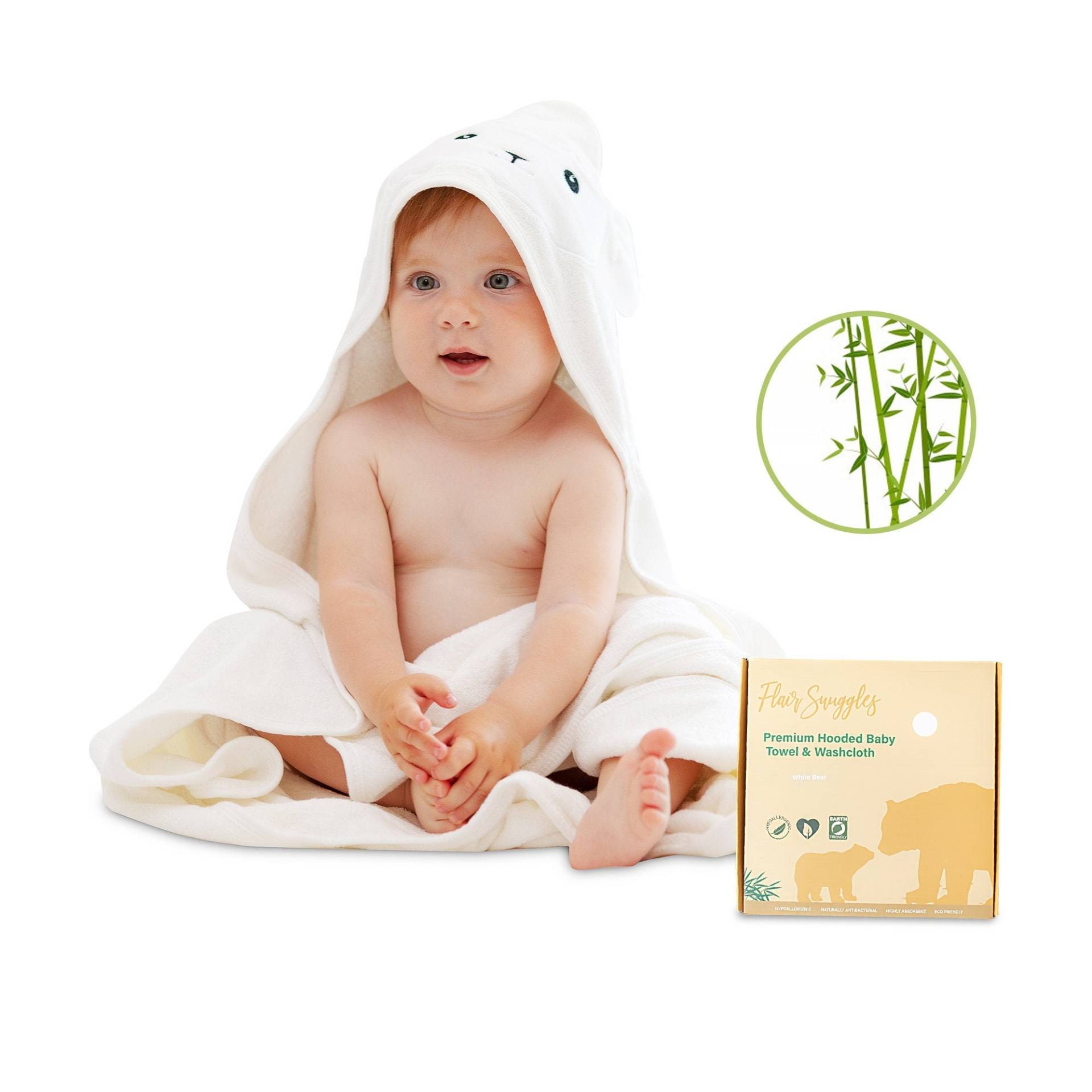 Bio Kapuze Baby Handtuch Plus Waschlappen | Ultra Weiche Und Super Absorbierende Kleinkind Kapuzen Badetuch Mit Niedlichen Gesicht Design Bio Kapuze Baby Handtuch Plus Waschlappen | Ultra Weiche Und Super Absorbierende Kleinkind Kapuzen Badetuch Mit Niedlichen Gesicht Design von Etsy - FlairzStore